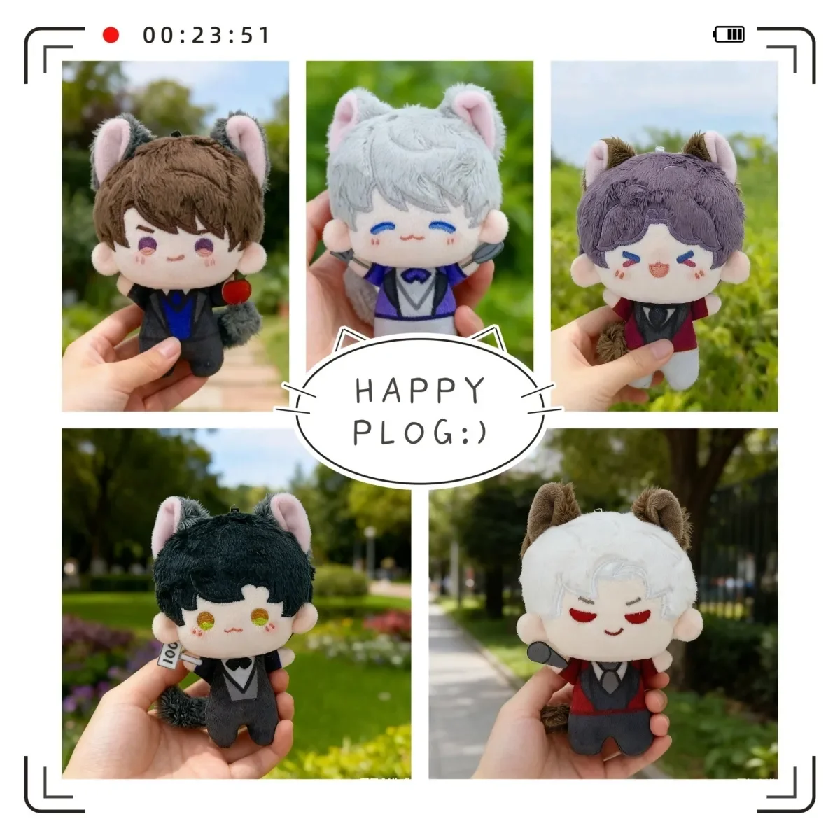 อะนิเมะเลิฟแอนด์ดีสเปซ ซิลัส คาเล็บ ราฟาเอล ไซน์ ซาเวียร์ ตุ๊กตาห้อยพวงกุญแจรูปแมวหูแหลมน่ารัก ของขวัญตุ๊กตาขนนุ่มขนาด 10 ซม.