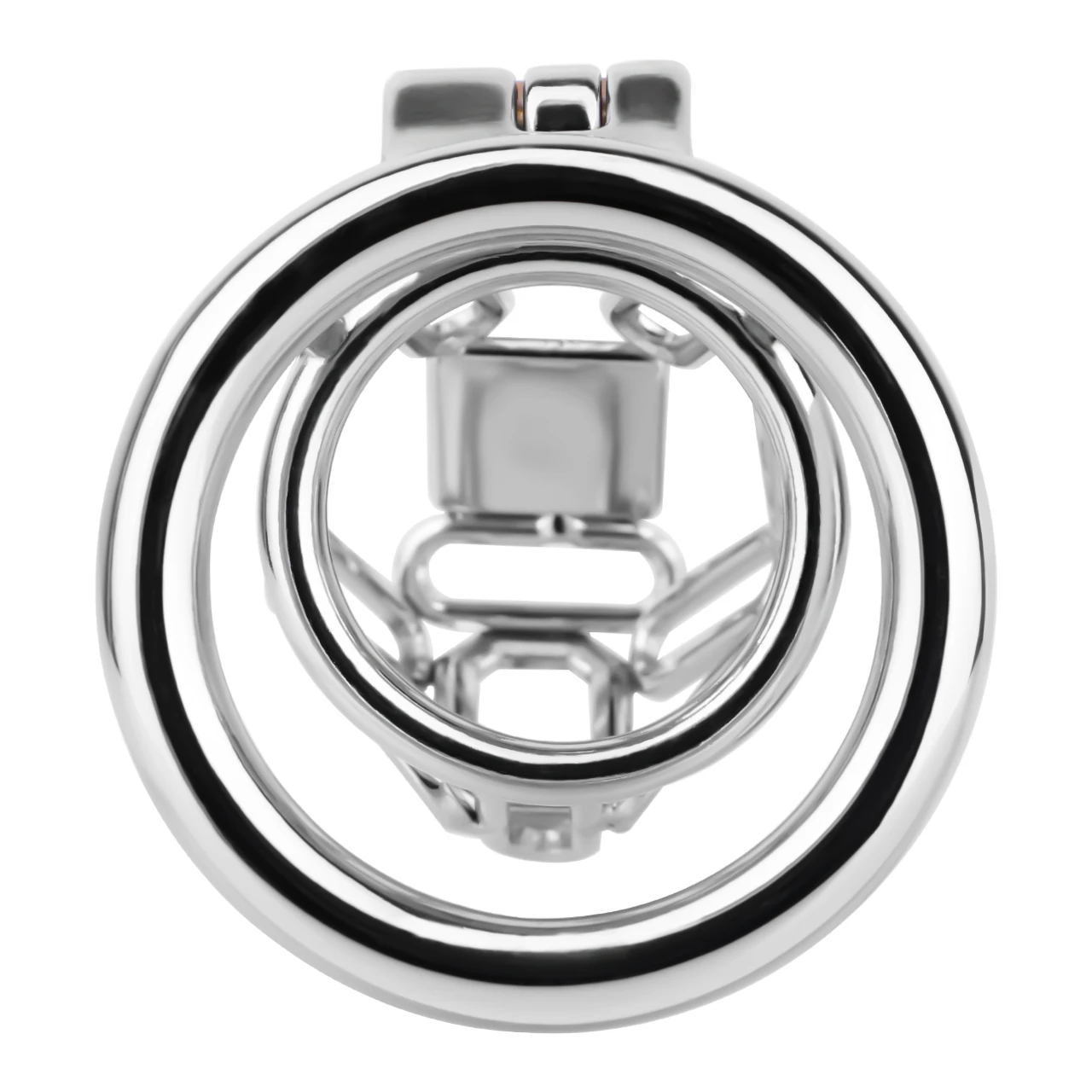 LEZEE 3 Sizes Male Chastity Cage Device Strap On Cock Cages Stainless Steel Urethral Locking Rings BDSM Breathable Penis Lock