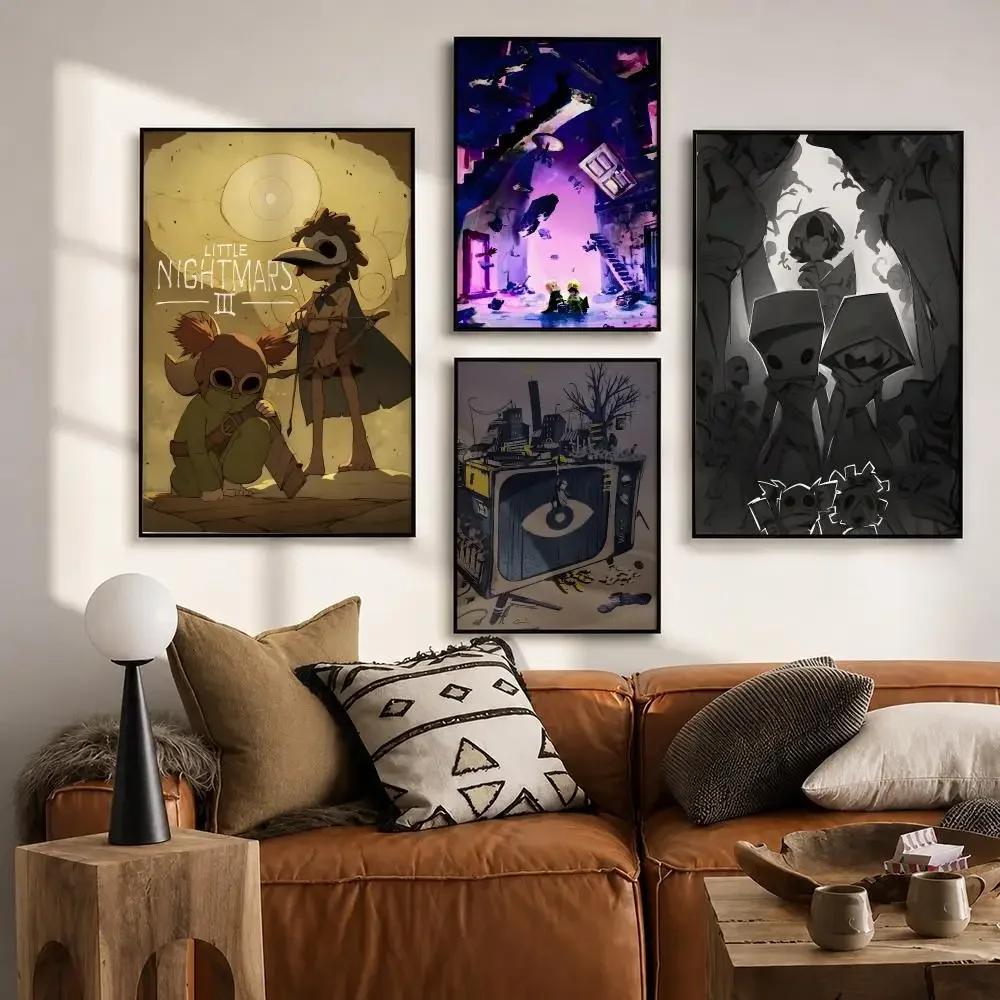 Video Game Little Nightmares US Poster HD poster wall art self-stick no-residue for home cafe office great gift