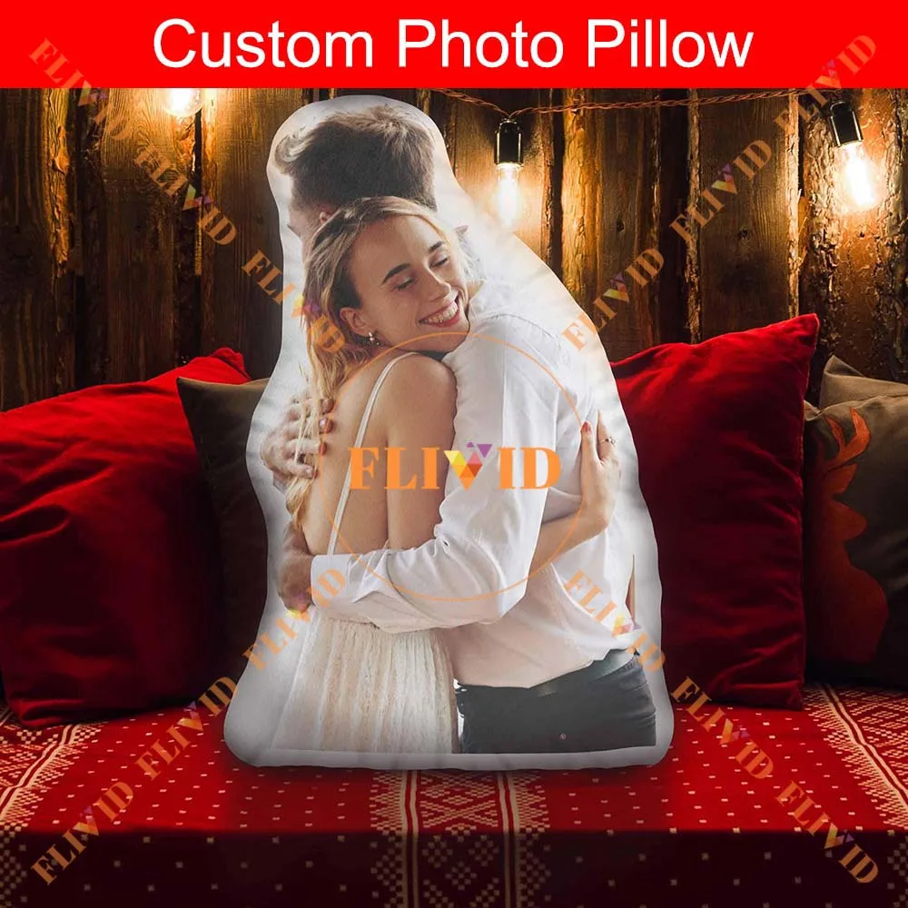 

Custom 3D Human Portrait Photo Pillow,Funny Cushion Stuffed Picture, Customization Sofa Car Cushion Pillows