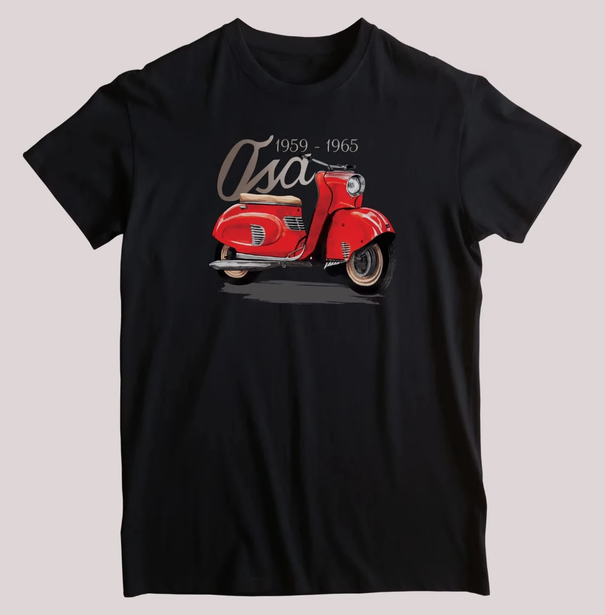 Camiseta de motocicleta polaca clásica WFM Osa. Camiseta de algodón de verano de manga corta con cuello redondo para hombre nueva S-3XL