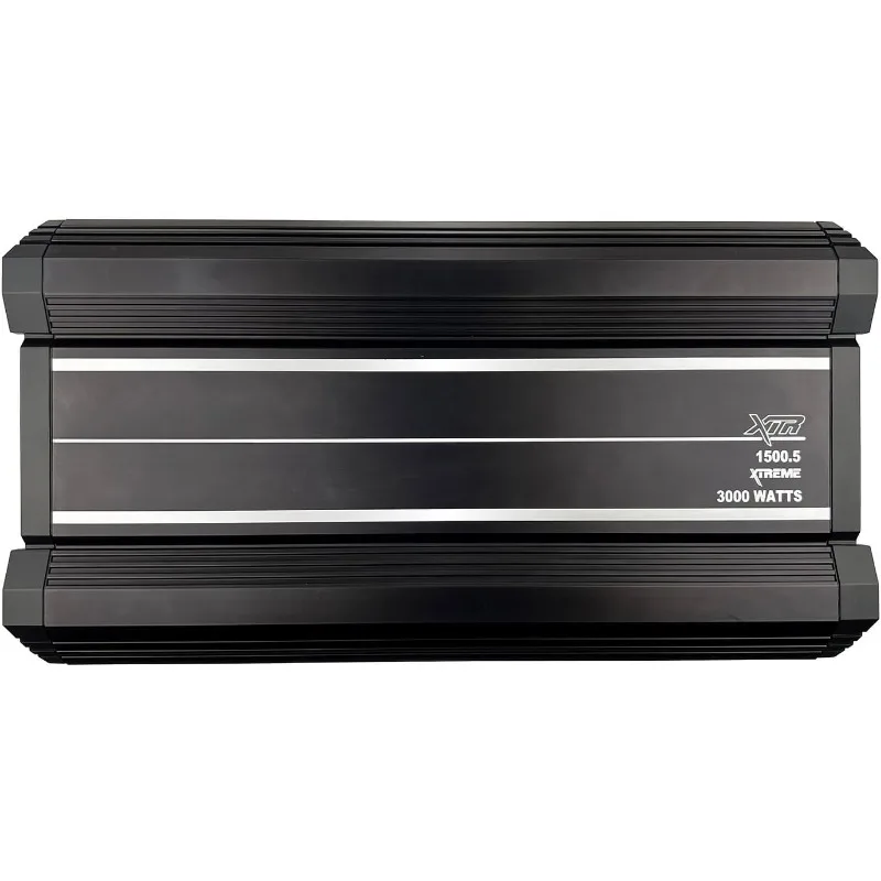 

XTR1500.5 XTR Series 1500 Watt 5-Channel Amp 125W x 4 at 2-Ohms Plus 1000W x 1 at 1-Ohm Class A/B+Class-D 5th Channel w/Re