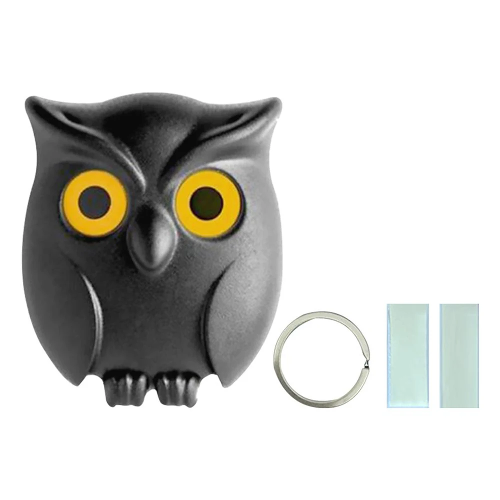 1PCS Owl Shape Wall Hook Key Holder Wall Sticker Keep Keychains Key Hanger Hooks Wall Hanging Hook For Kitchen Home Adhesive