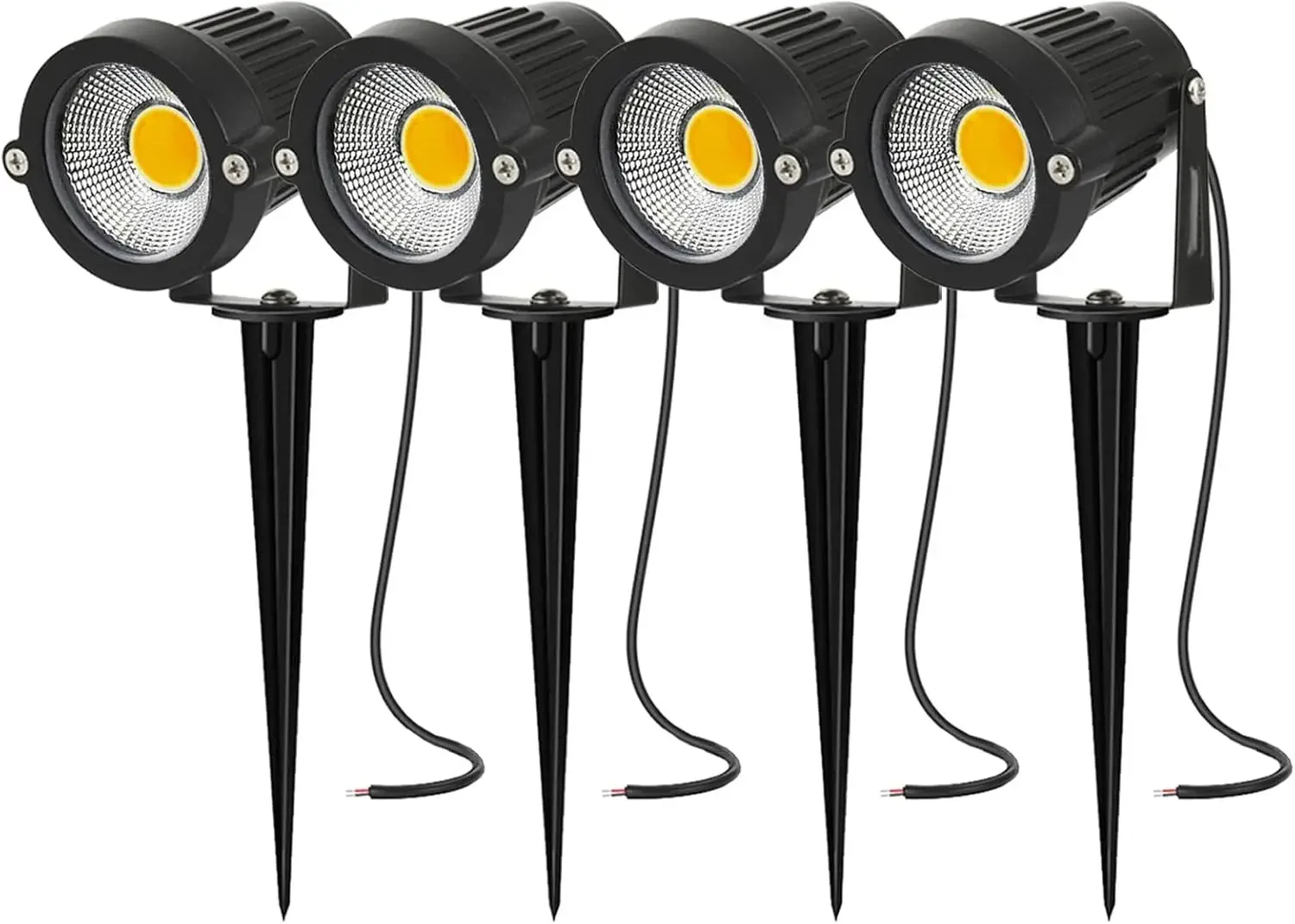 

Набор из 4-10 уличных ландшафтных прожекторов LED, 3W 7W, 220V/12V, водонепроницаемые, для дорожек, дворов, стен, деревьев, флагов