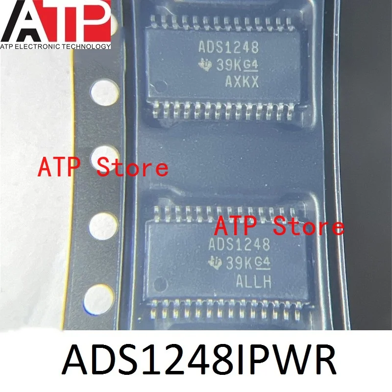 

10PCS/LOT New Original ADS1248IPWR ADS1248 TSSOP-28 ADS1248IPW CHIP IC ADC 24BIT SIGMA-DELTA 28TSSOP