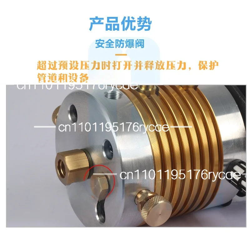 

Single Cylinder Pump Head PSI High Pressure Air Compressor Cylinder Head Repair Parts Replacement Accessories