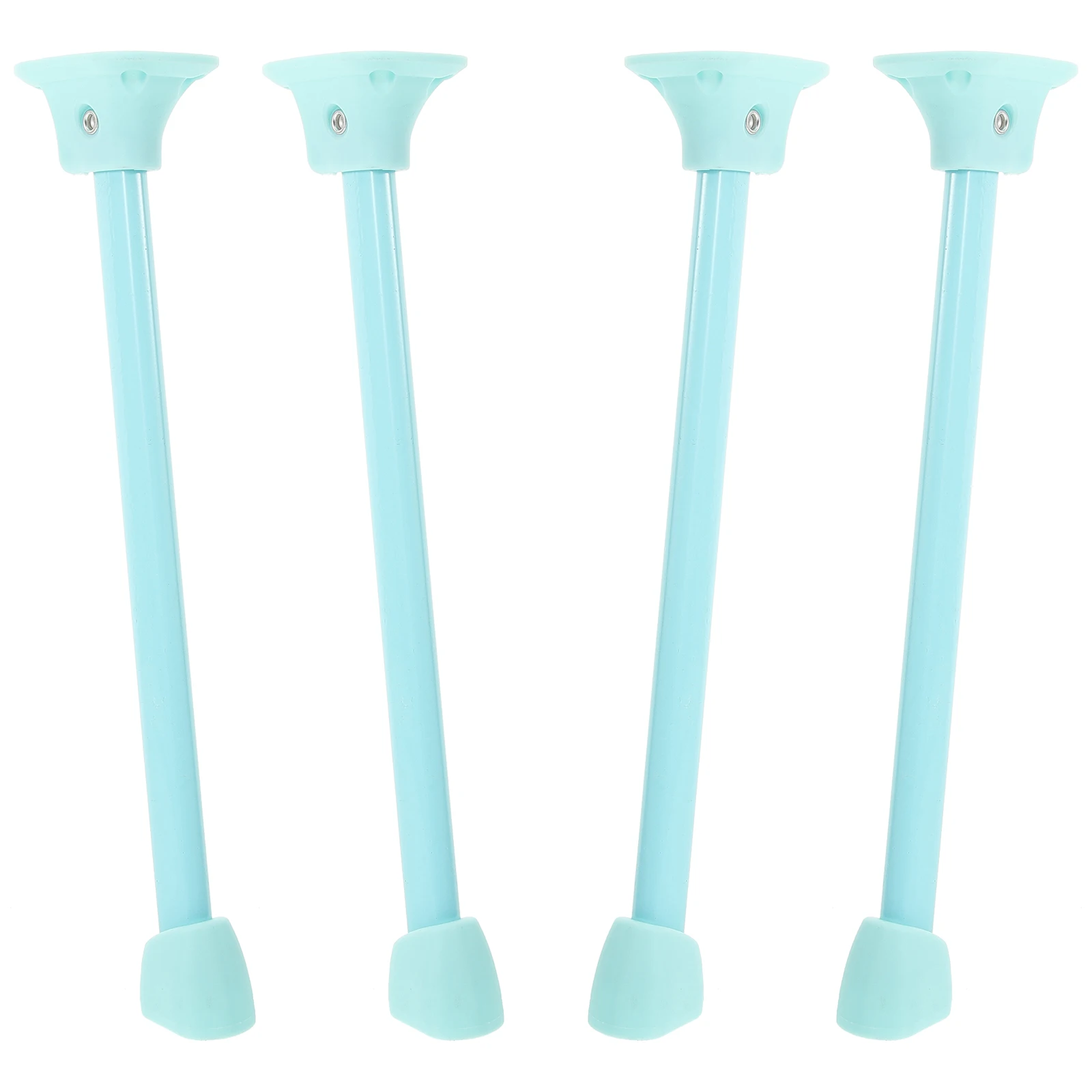 

4pcs Foldable Table Legs Lightweight Extended Section for Furniture Camping Travel Adjustable Desk Metal Blue 26CM