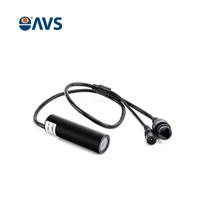 شبكة معدنية HD 1080P 5MP Mini Bullet IP 20 * 80 مم كاميرات الويب الصناعية