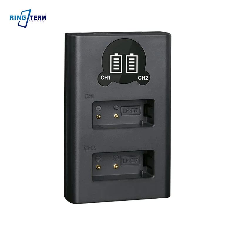 

LP-E17 Dual USB Charger for Canon EOS M3 M5 M6 750D 760D 800D T6i T6s T7i | Fits LP E17 E17 Battery