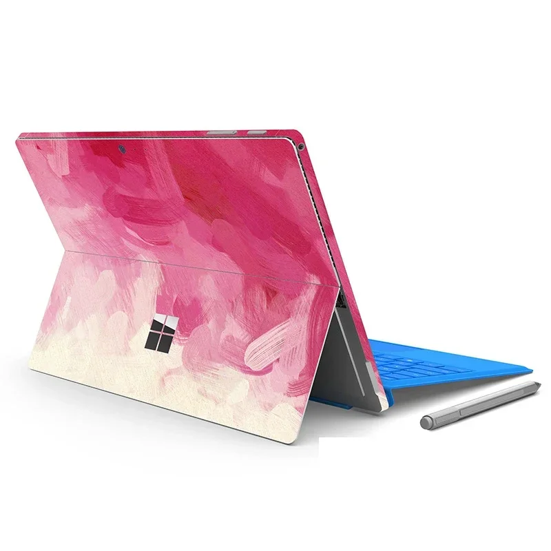 DIY Individual Vinyl Decal Skin Sticker For Microsoft Pad Surface Pro 8/7/6/5/4/3 Surface Pro X Back Edge Protector Cover