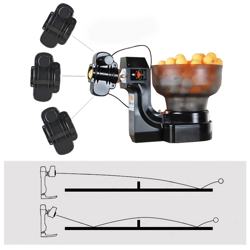 Goede kwaliteit fabriek direct Ping-pong trainingstool Robotprogrammering Tafeltennisbalmachine voor oefenen