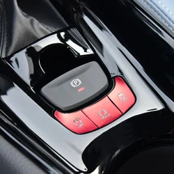 3Pcs Car Gear Shift Panel AC Button OFF HOLDER Cover Switch Frame Trim Aluminum Alloy For Toyota CHR 2016 2017 2018 2020 2021