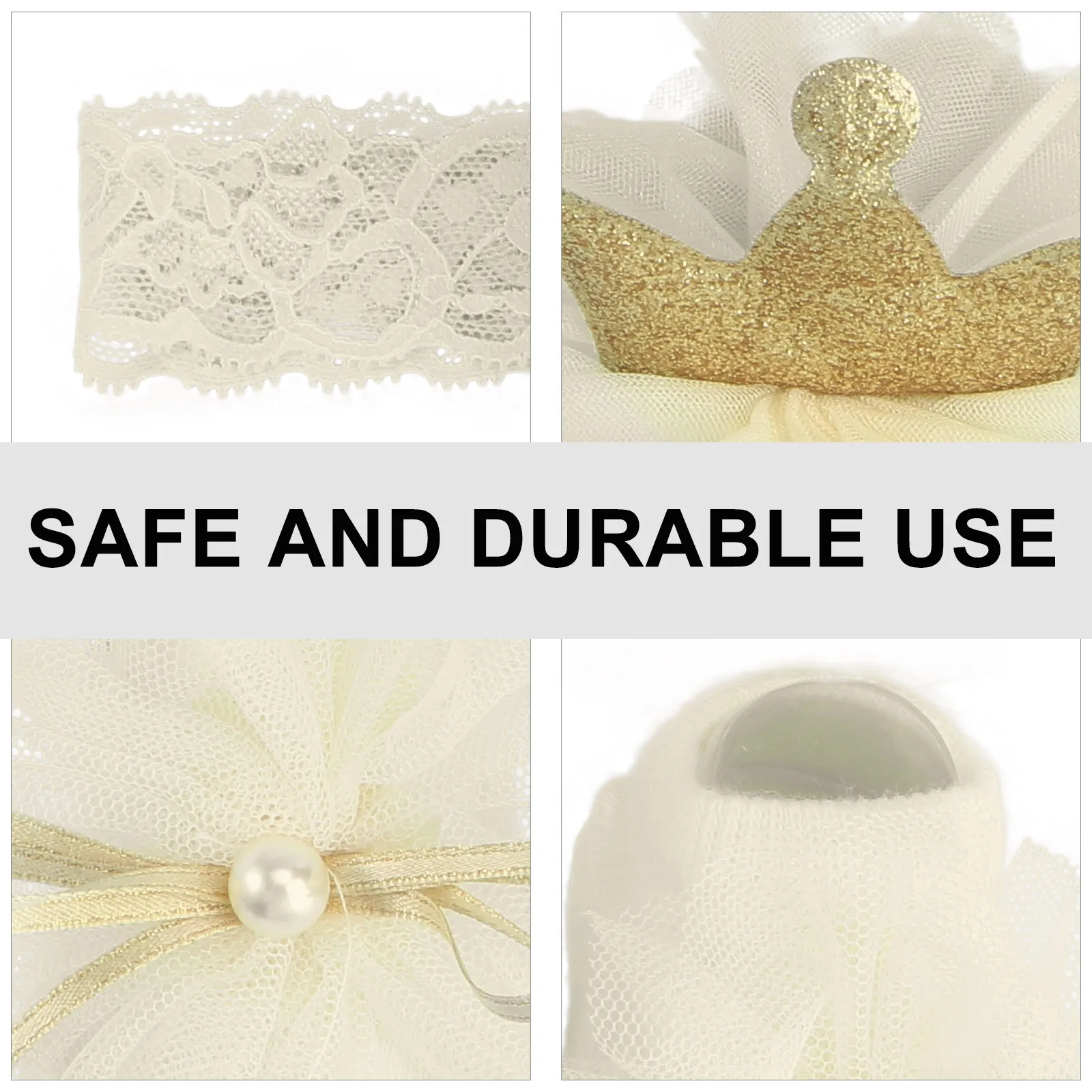 1 مجموعة 1 مجموعة الجوارب هيرباند كومبو الدانتيل زي ملحق للحزب مهرجان التصوير الفوتوغرافي لينة مرنة #1