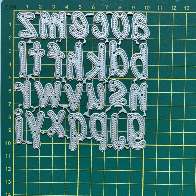 (9 Styles) 26 English Alphabet Letters Metal Cutting Dies DIY Scrapbooking Paper Photo Album Crafts Mould Cards Punch Stencils