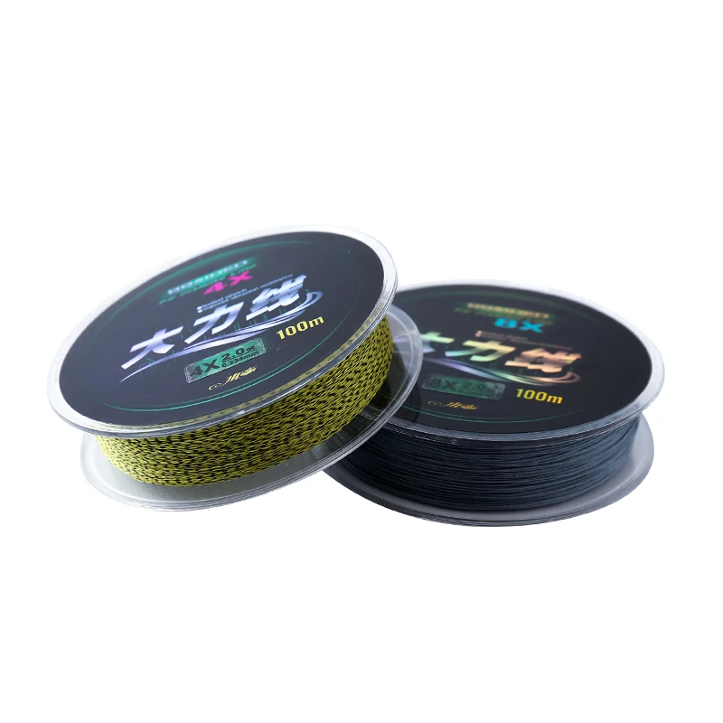 Strong Pulling 100m 8 Strands Braid Fishing Line Wear-resistant Durable Pesca Fishing Gear PE Line Anti-biting Main Wire