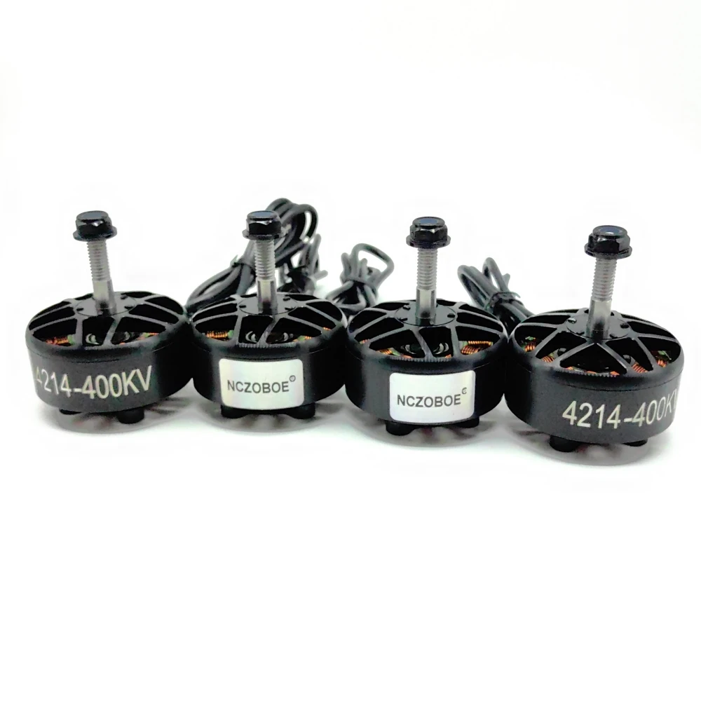 NCZOBOE  4214 400KV 2-8S  FPV Brushless Motor for RC Multirotor 15inch 16inch  FPV Drone DIY Parts