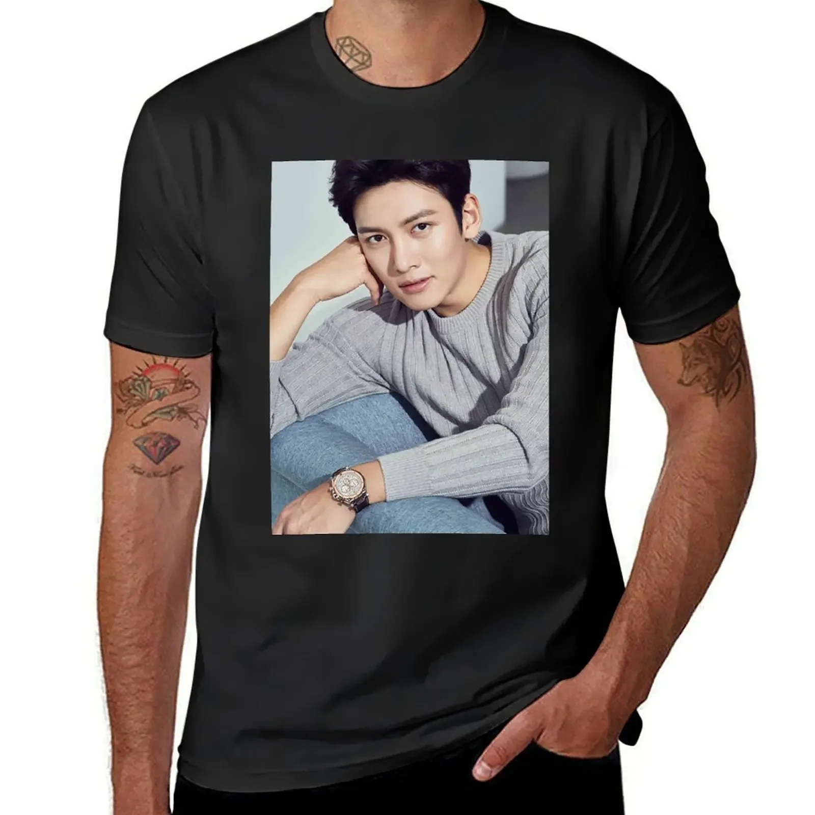 Ji Chang Wook T-Shirt for a boy blanks tee shirts for men