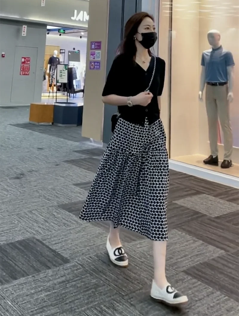 faionable-hepburn-sle-skirt-ele-two-piece-suit-profional-light-maturi-wind-korean-version-spring-2025