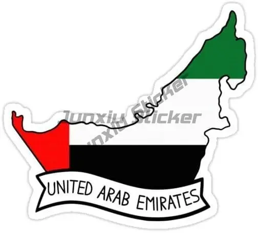 مرحبا بكم في الإمارات العربية المتحدة ملصق علم الإمارات العربية المتحدة جولة العلم ختم البيضاوي الأبيض للماء الشارات الإبداع شخصية الديكور