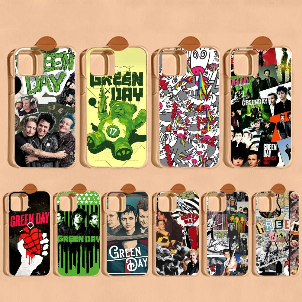 Green Day Phone Case For iPhone 14 13 12 Mini 11 Pro XS Max X XR SE 6 7 8 Plus Soft Silicone Cover