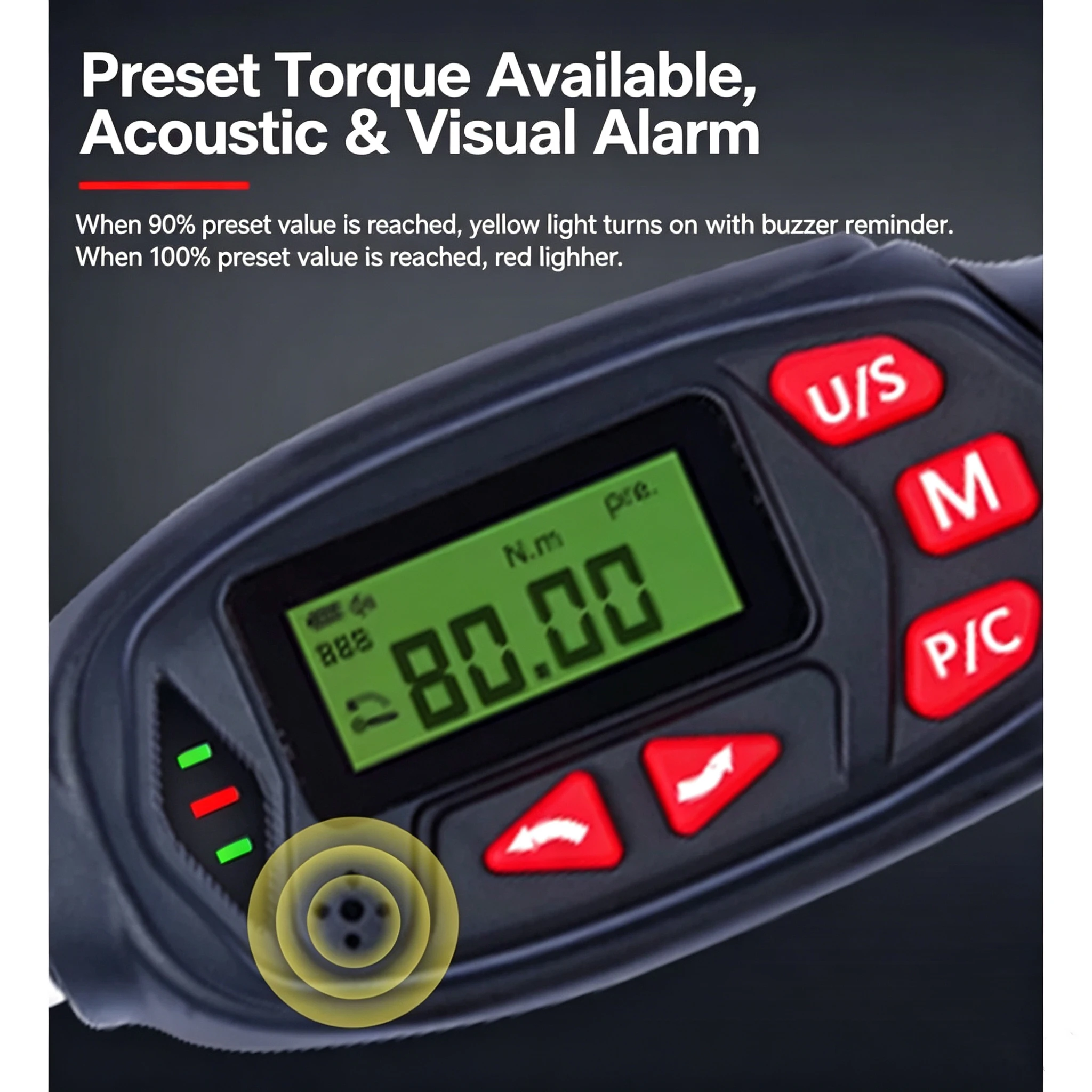 KOOLIWEI Digital Torque Wrench 1/4