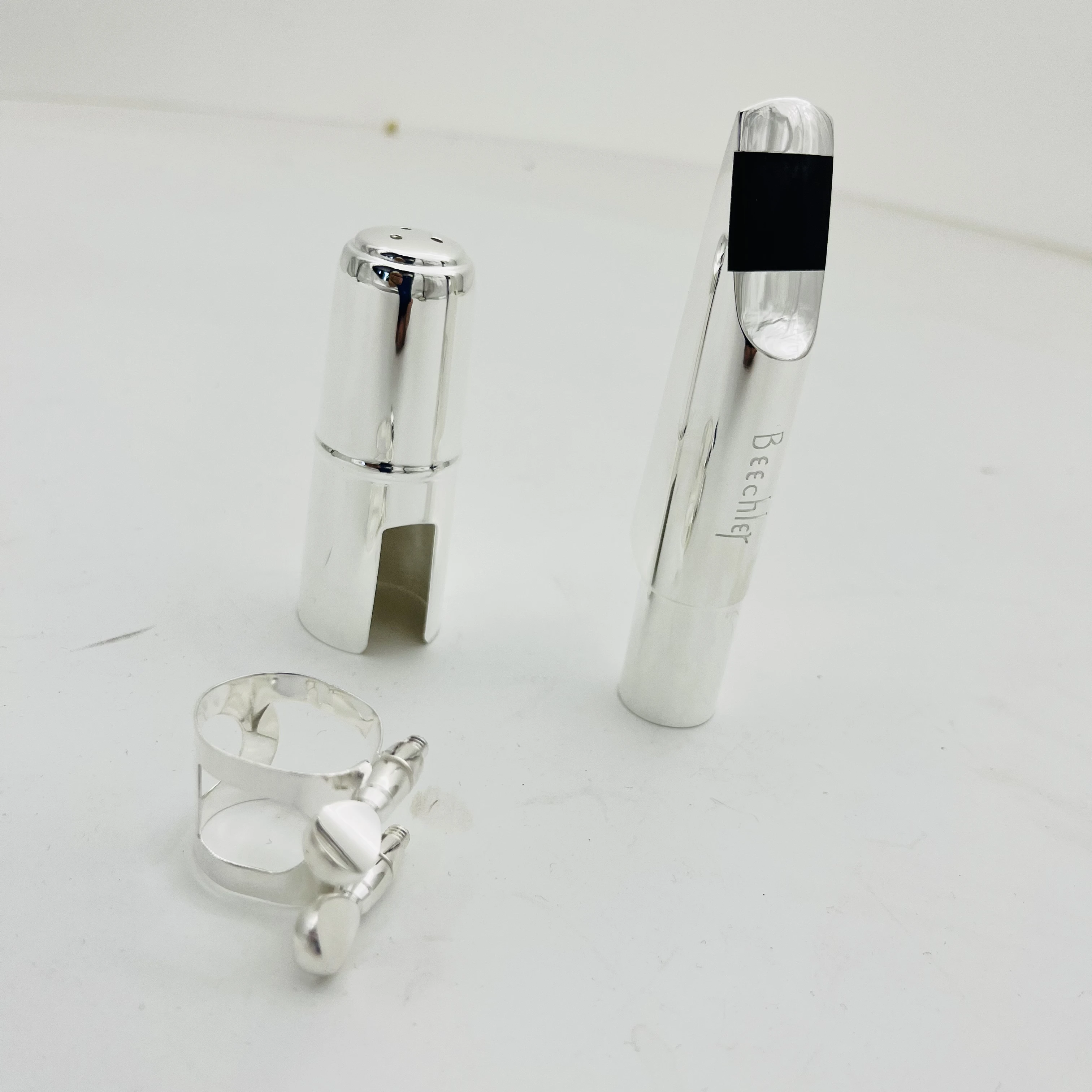 High Quality Beechler Saxophone Mouthpiece Alto Soprano Tenor Size 5 6 7 8 9 Sliver Plated Sax Accessories