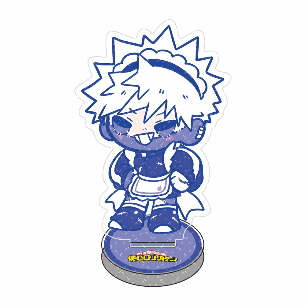 My Hero Academia 10cm Acryl-Standfigur Schlüsselanhänger Niedliches Dienstmädchen-Outfit Anime-Charakter Desktop-Ornament Sammlerstück Geschenk für Fans – Detail 8