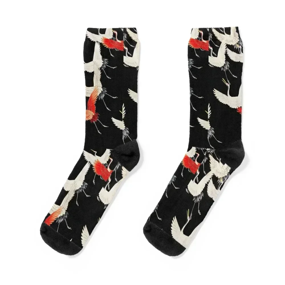 crane birds Socks gifts anti-slip Designer Man Socks Women's