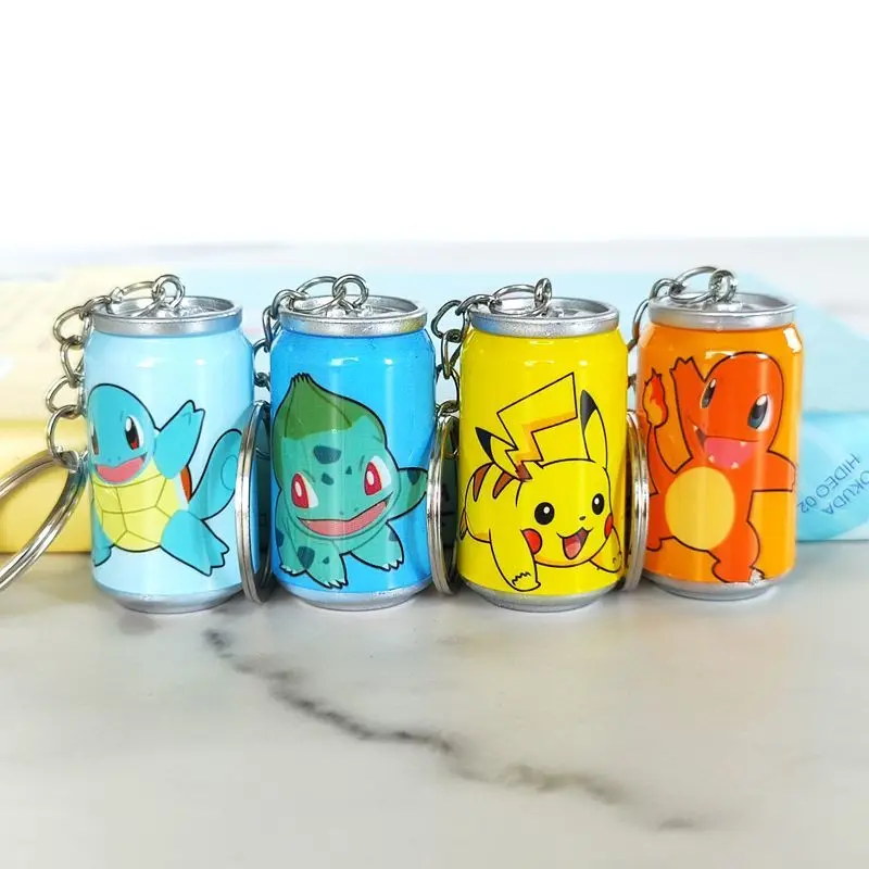 ديجمون مغامرة مفتاح سلسلة السنجاب Bulbasaur أنيمي الأجهزة الطرفية لطيف الكرتون شرب يمكن مقلد المشروبات قلادة هدايا صغيرة