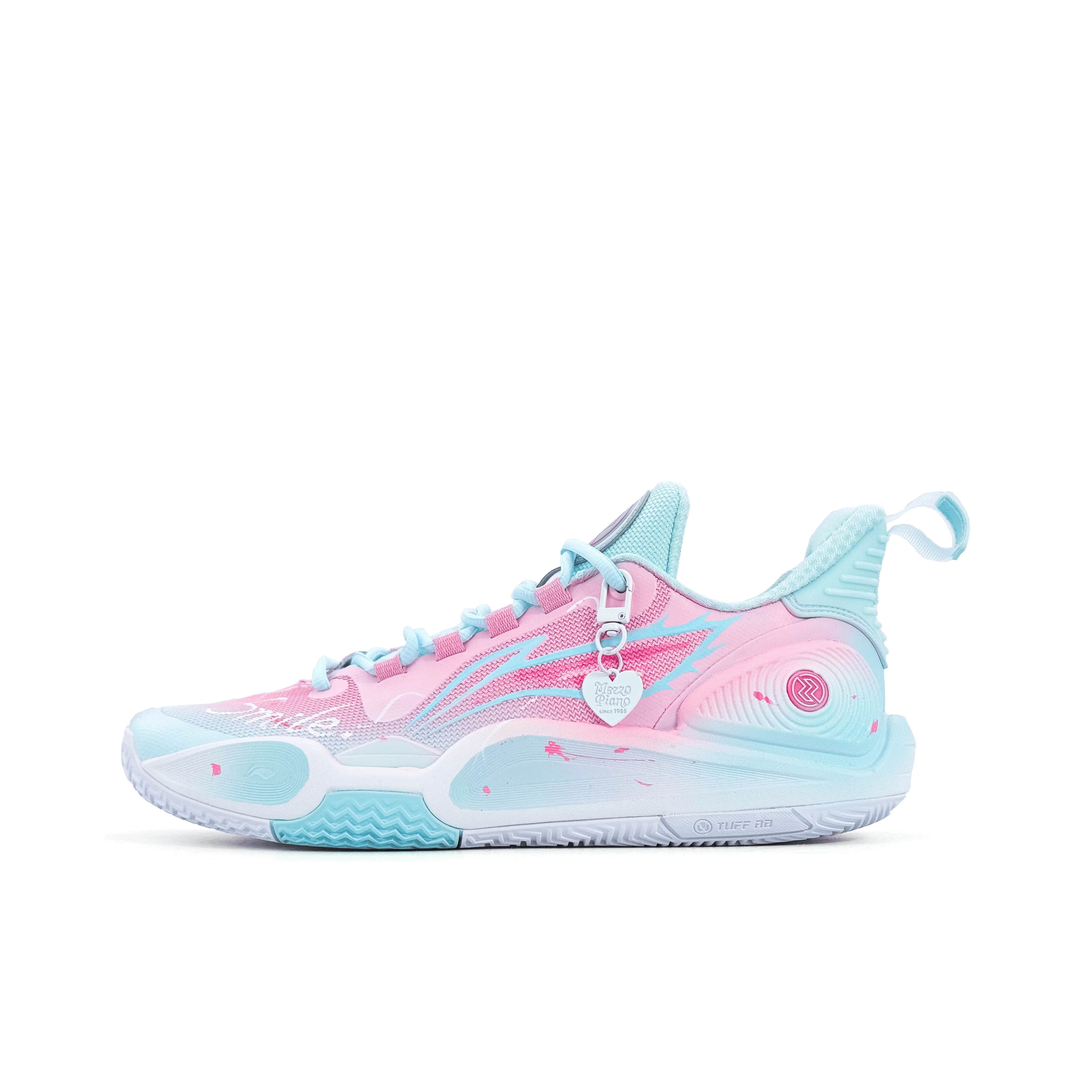 Li Ning Flash Strike 9 Cushioning Abrasion Resistant Low top Basketball Shoes Men's Blue Pink ABPT001-66(Team2203-)