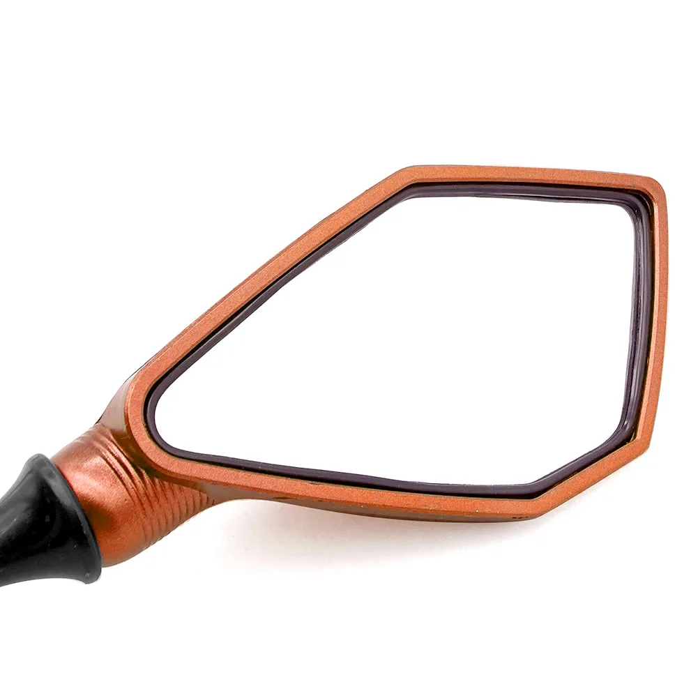 2 Stück 10mm Weitwinkel Verstellbare Motorrad-Rückspiegel Flexible Fahrrad-Seitenspiegel für Fahrrad-Rückansicht Sicherheit – Detail 11