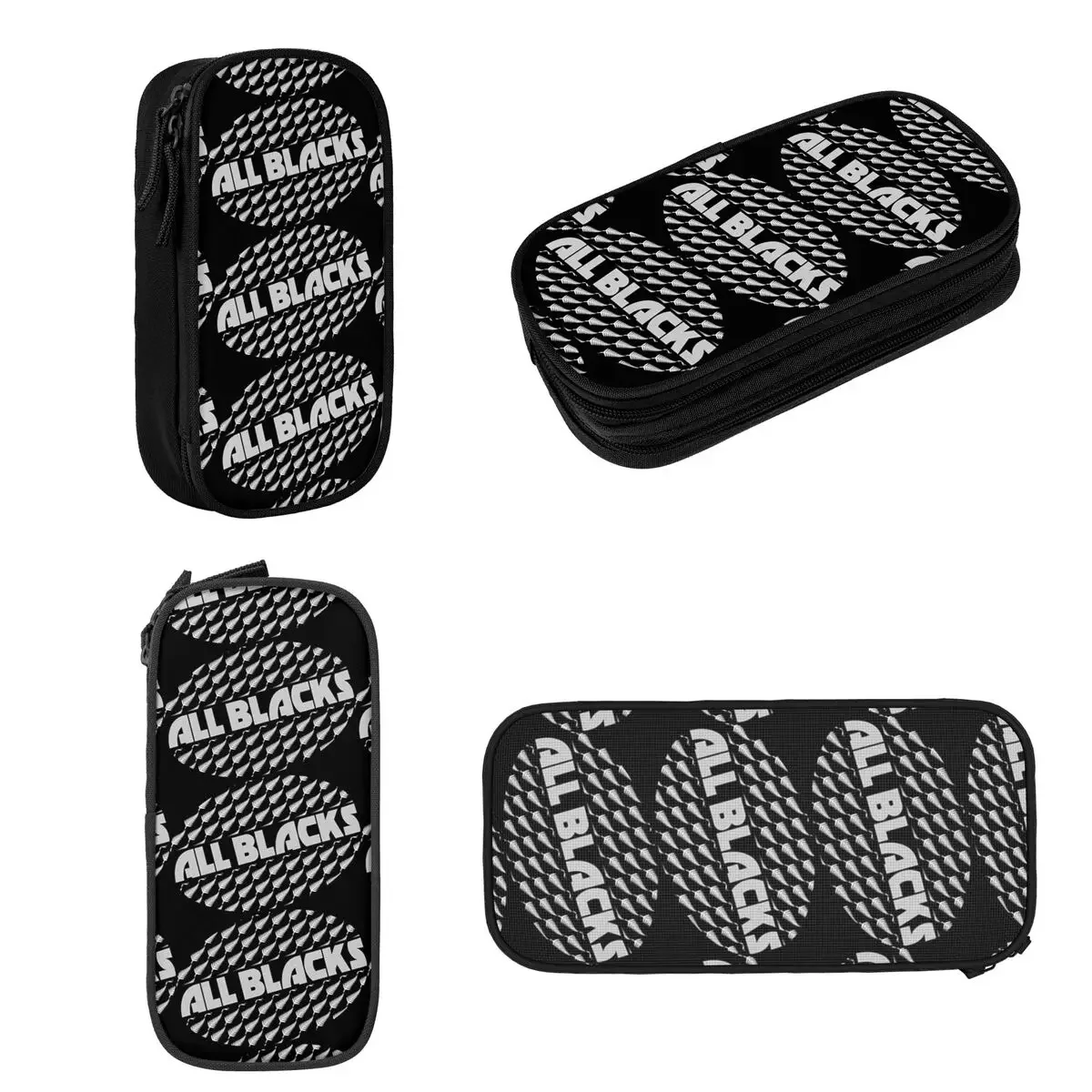 Rugby Fern Design For Rugby Fans Pencil Cases Big Capacity Pen Bags Pen Box Pencil Pouch For Boys Girls Stationery