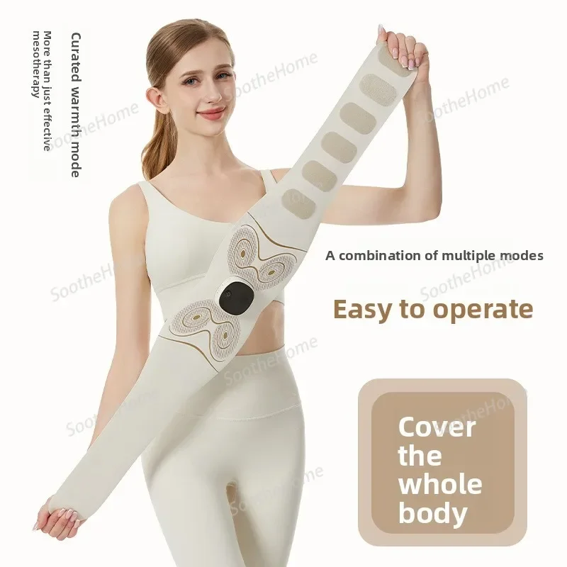 Douyin For OMR's All-burning Beauty Shaping, Waist Support Massage Device Ems, Pulse Abdominal Massage Belt OKS back support