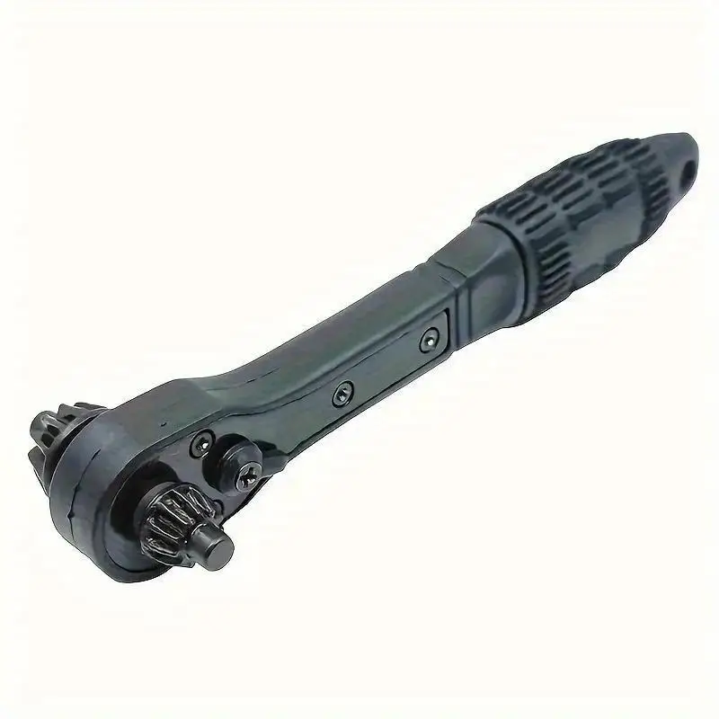 1Pc 2In1 Electric Drill Chuck Key Wrench Ratchet Labor Saving Accessory for Efficient Drilling