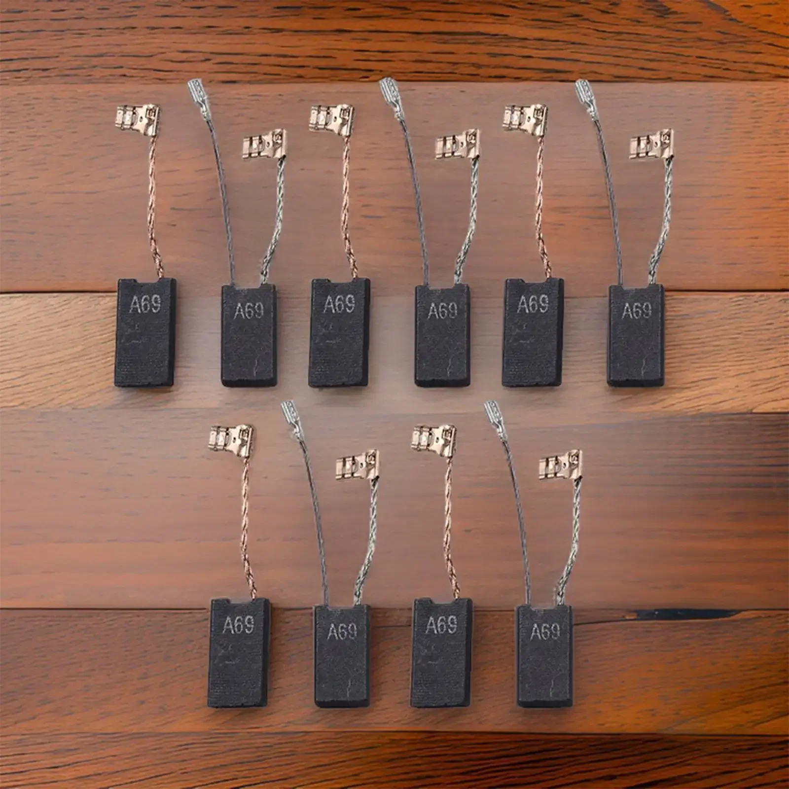 Replacement Brushes 10PCS Carbon Brushes Part Number 1617014135 Unused Packaging Black Color Black For Motor Repair