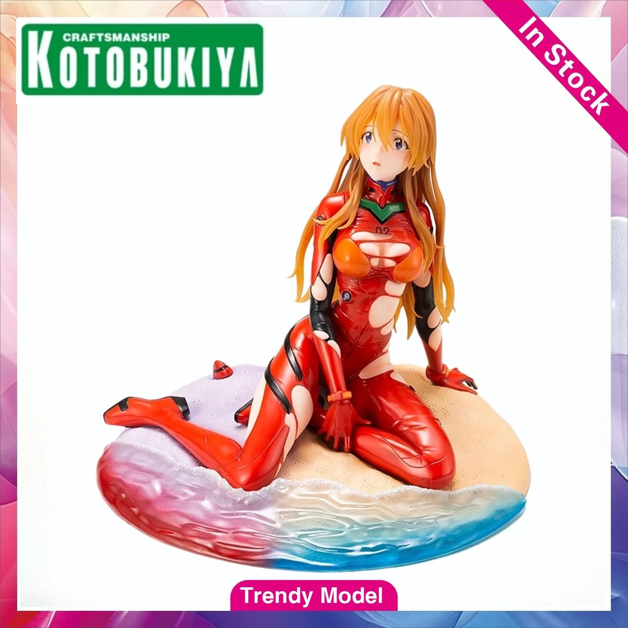 

【TM】В наличии KOTOBUKIYA Фигурка Асука Лэнгли (финальная версия) 1/6, модель, игрушка, подарок, коллекционный предмет, украшение