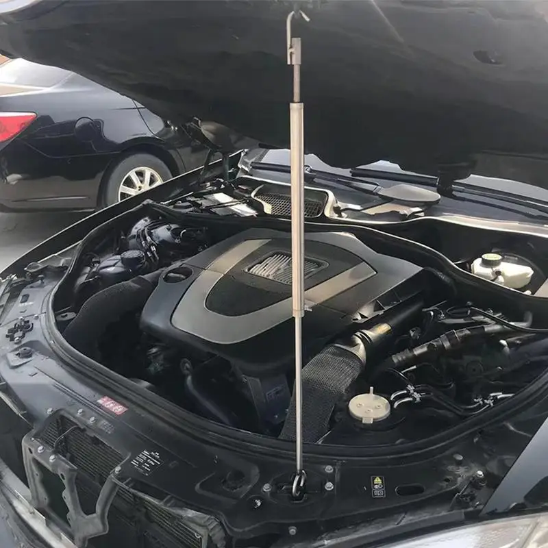 Front Hood Struts Hood Support Prop Rod Holder Durable Hood Support Rod Adjustable Hood Prop Tool For Body Work Cabinet Storage
