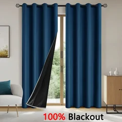 Moder Curtains for Livingroom High Shaing Curtain 100% for Blackout Bedroom Curtain Thick Blinds Drapes Door  Cortinas Rusticas