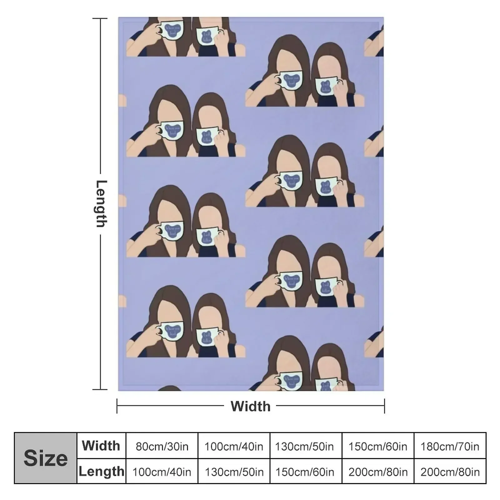 Lorelai and Rory Gilmore - Where you lead, I will follow Throw Blanket Sofas wednesday Blankets For Baby Blankets