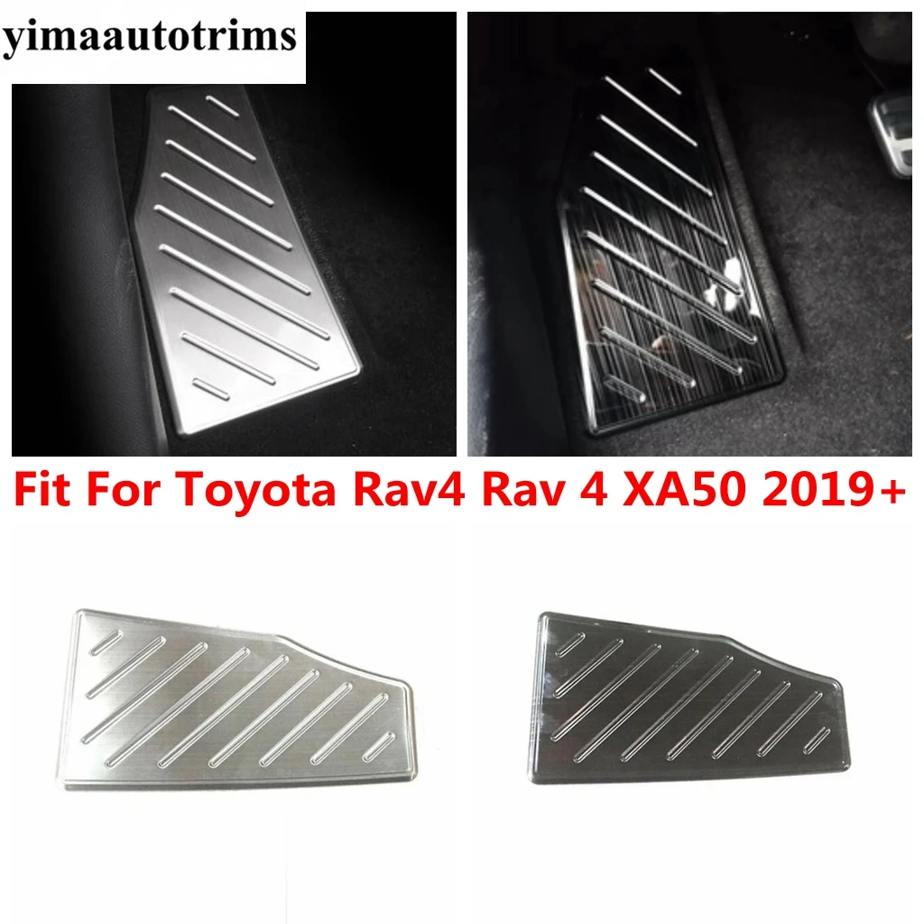 

Left Foot Rest Footrest Pedal Non-slip Panel Protection Cover Trim For TOYOTA RAV4 RAV 4 XA50 2019 - 2024 Accessories Interior