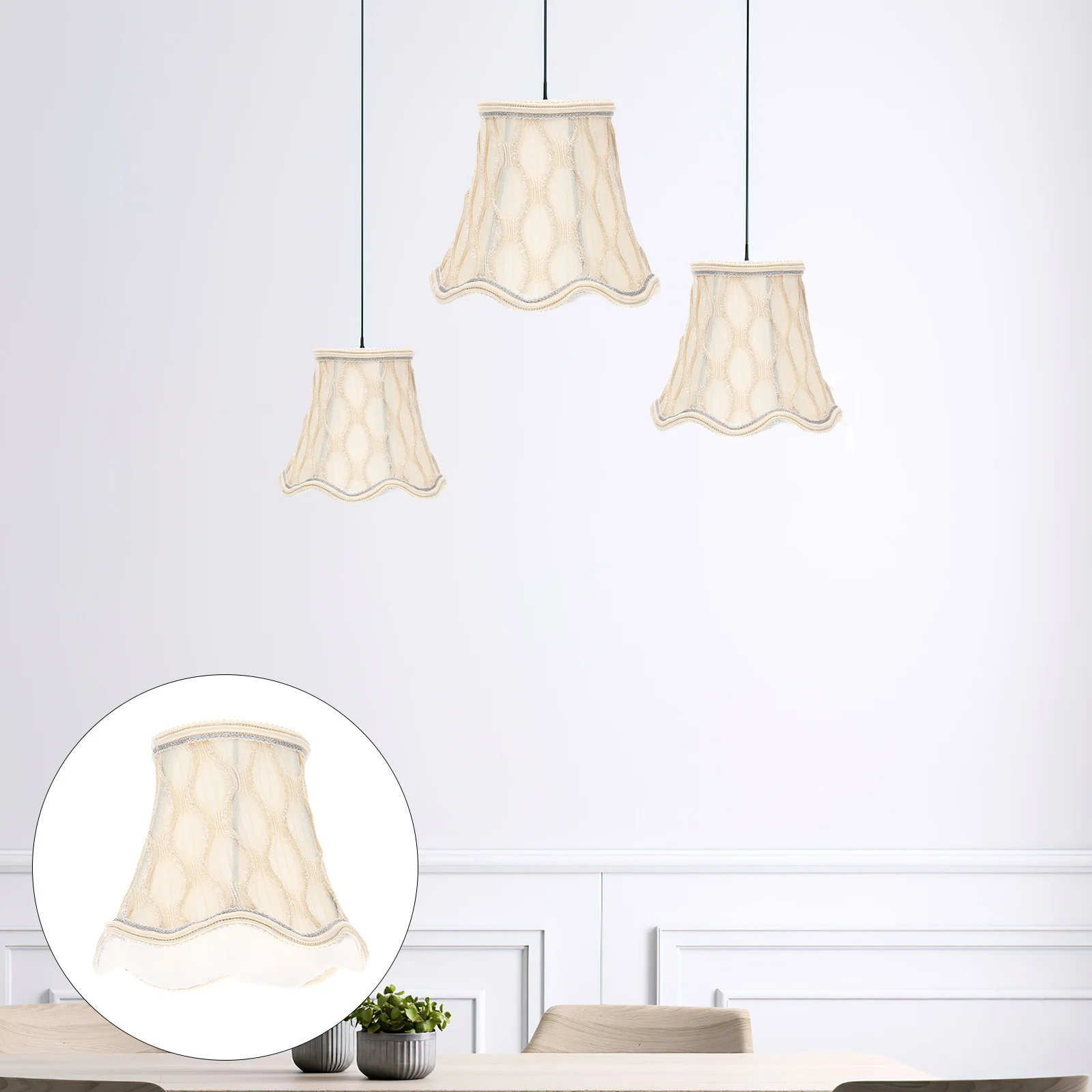 

Cloth Lamp Shade E14/E27 Base Drum Design For Desk Floor Table Lamps Navy Replacement Cover Vintage Style Light Fixture