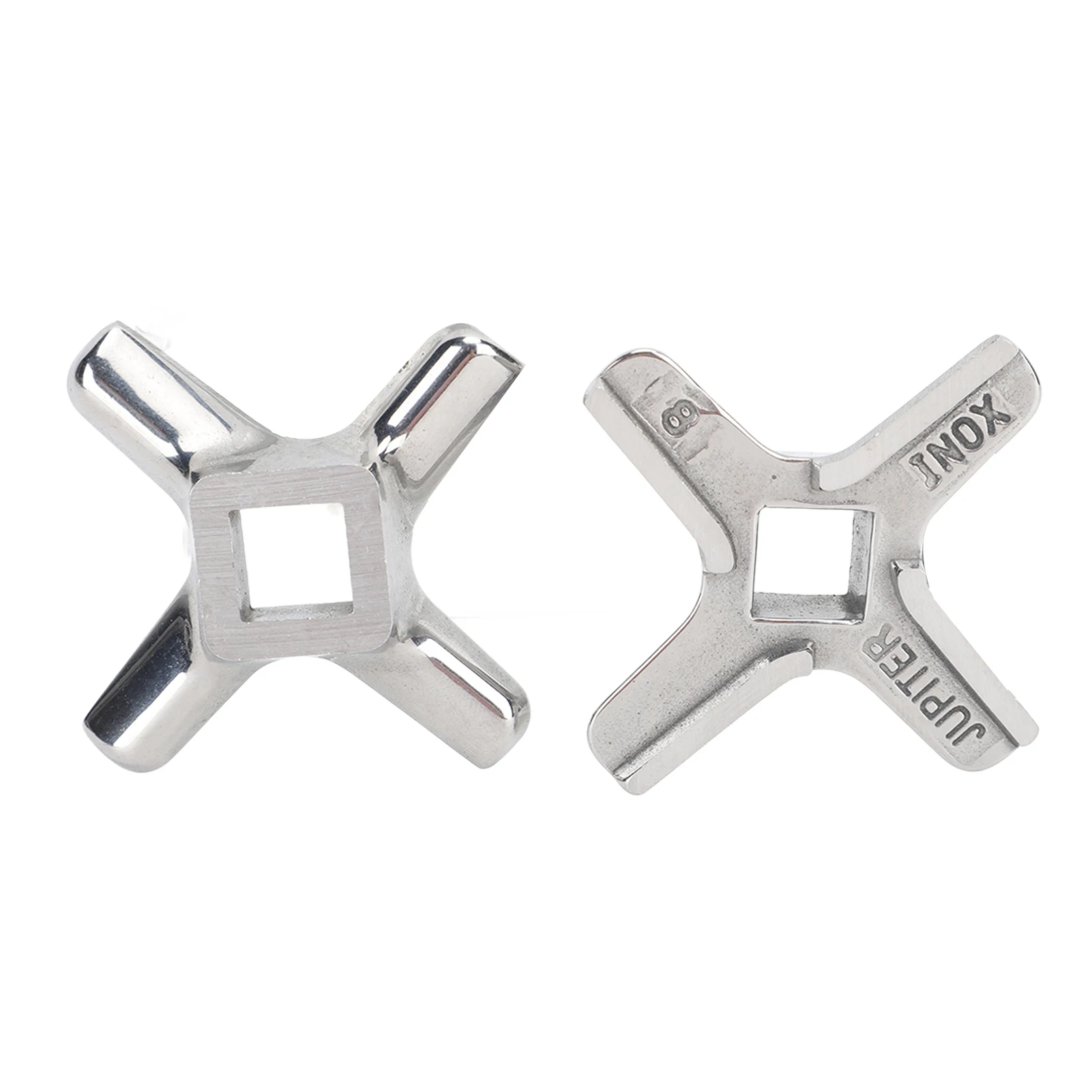 2PCS Meat Grinder Blade Knife Cutter Stainless Steel Versatile Meat Grinder Accessory Food Grinding Blade