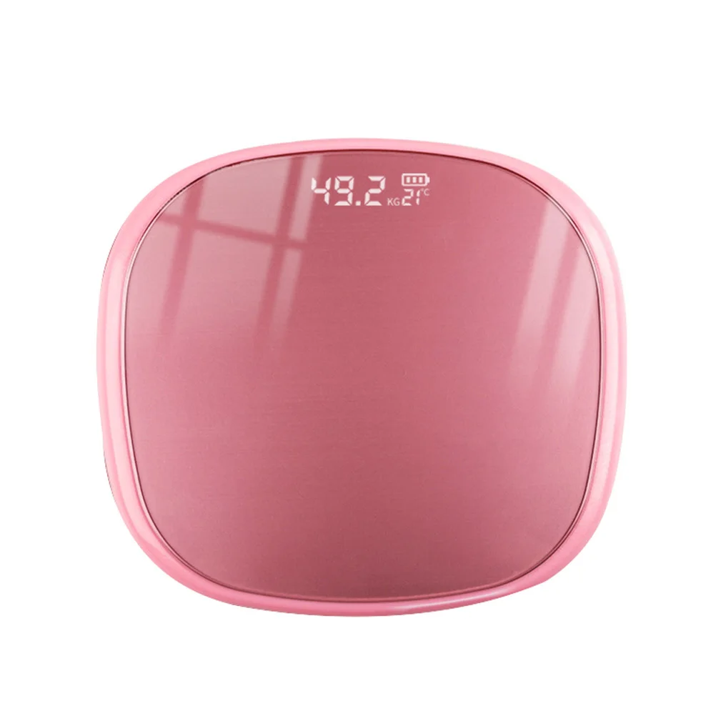 

1pc Smart Digital Body Weight Scale Tempered Glass Led Display Accurate Fitness Management Fat Scale Home Use Health Monitoring