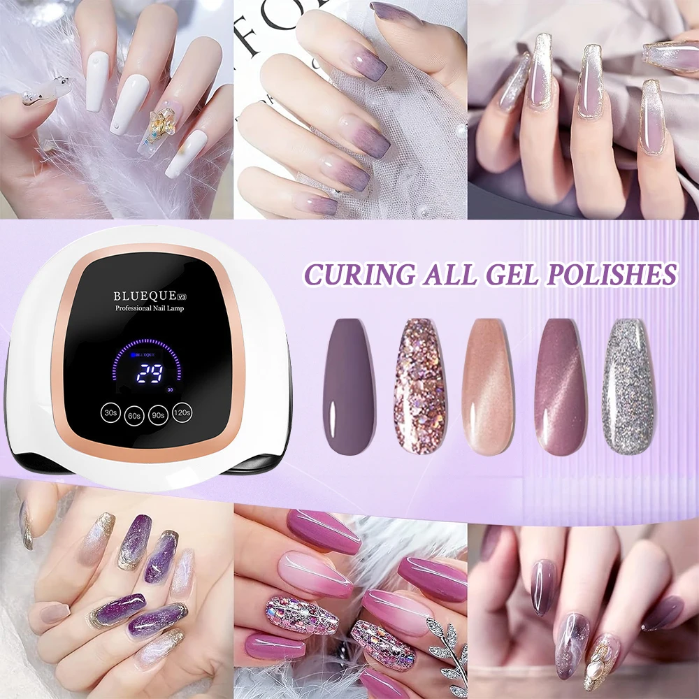 42LEDS Professional Nail Dryer 168W UV LED Lamp for Manicure Nails Gel Polish Dryer  Nail  Curing Gel Toe Nails Drying