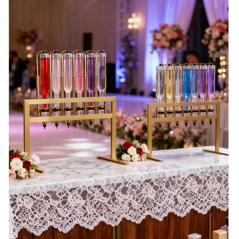 375ml 500ml 750ml Perfume Dispenser Kit with Desktop Metal Stand Wedding Party Perfume Display Set