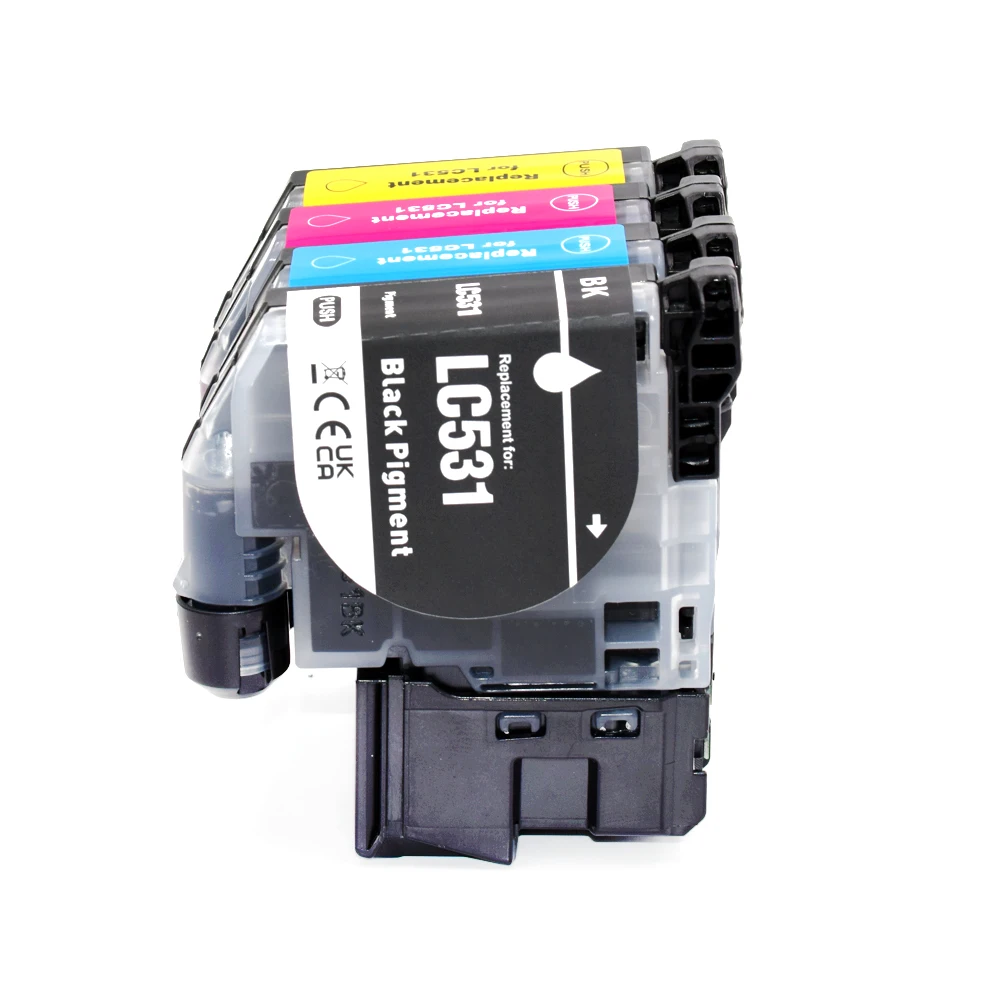 Asia high capacity LC531XL LC531 Compatible Ink Cartridge For Brother DCP‑J1260W DCP-J1310DW DCP-J1360DW Printers