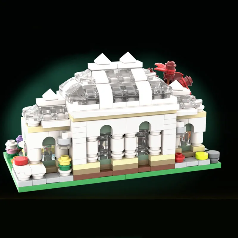 457pcs MOC Mini Botanische Tuin Diorama Educatief DIY Modulaire Bouwstenen Creatieve Assemblage Collector Speelgoed Cadeau