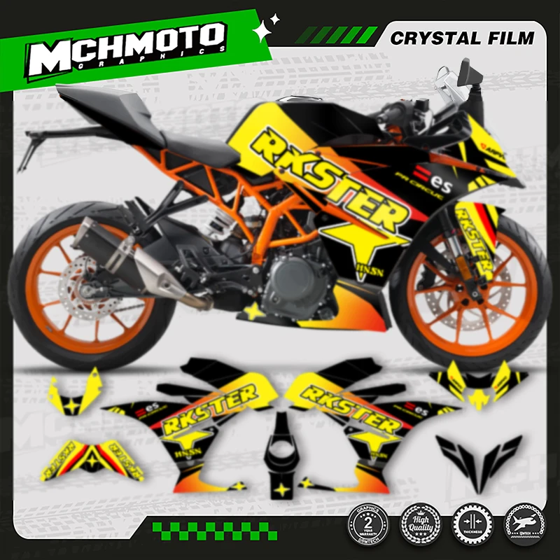 

MCHMFG New Style Motorcycle Graphics Decals Stickers Kits For KTM RC250 RC390 2017 2018 2019 2020