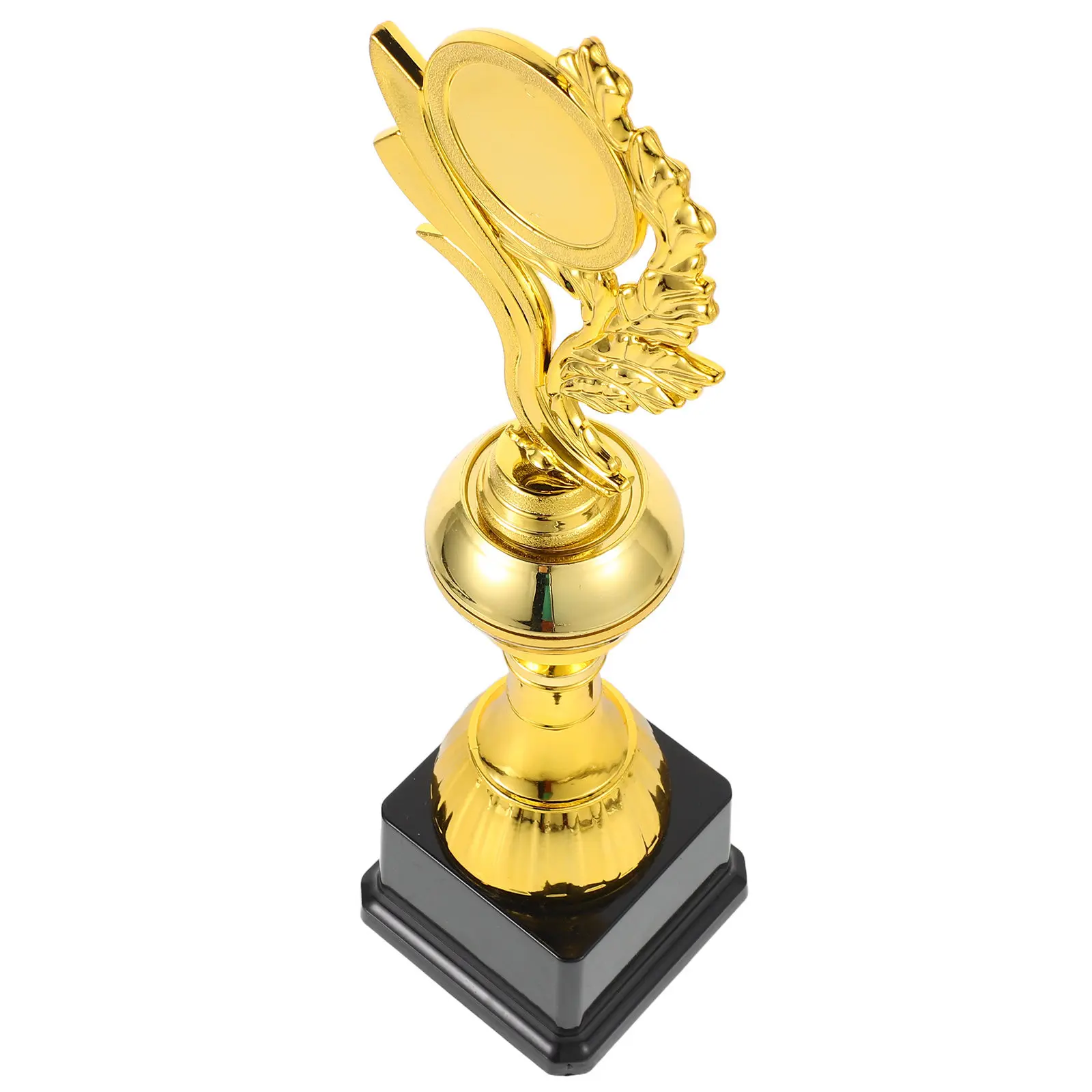 Gold Plastic Trophy Cup for Dance Music Sports Go Game Soccer Basketball Competition Awards Ceremony Display Elegant Lightweight