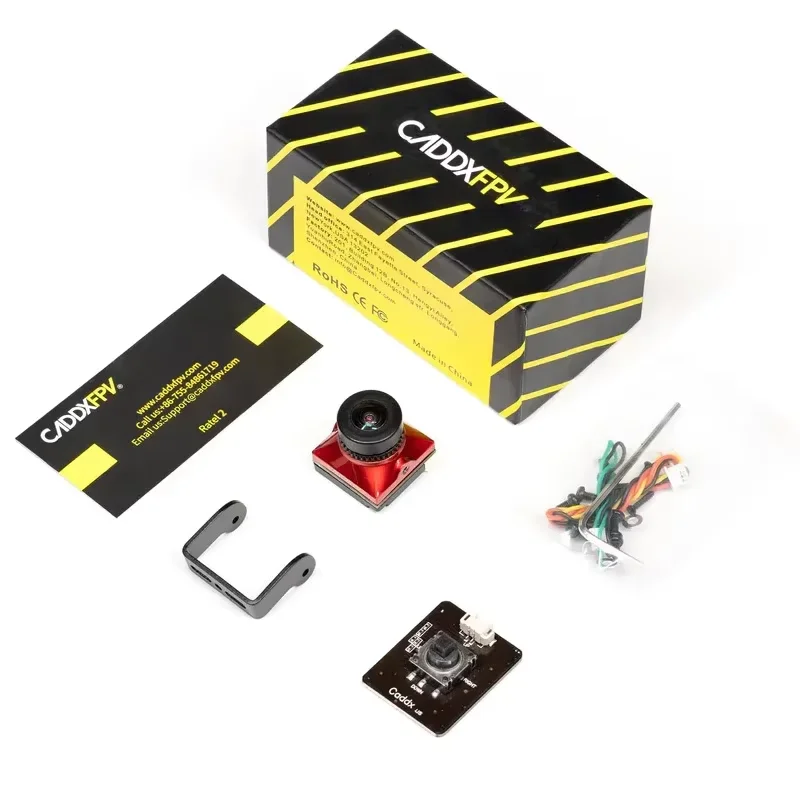 Caddx Ratel 2 1200TVL FPV Camera 2.1mm Lens Super WDR Metal Case 1/1.8'' Inch Starlight for FPV Drone